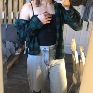 Green Bluenotes Flannel